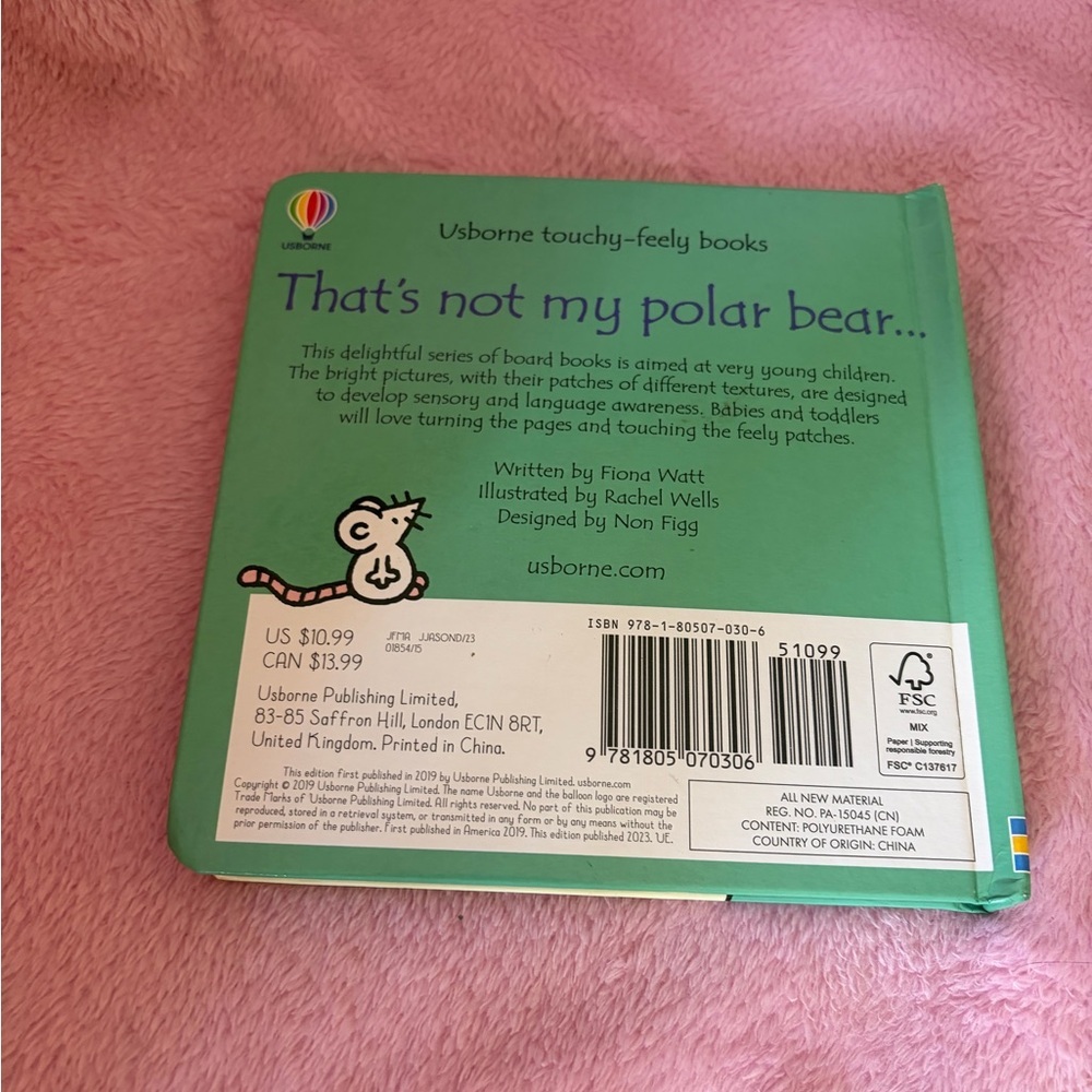 Usborne touchy feely book - that’s not my polar bear - Picture 3 of 3